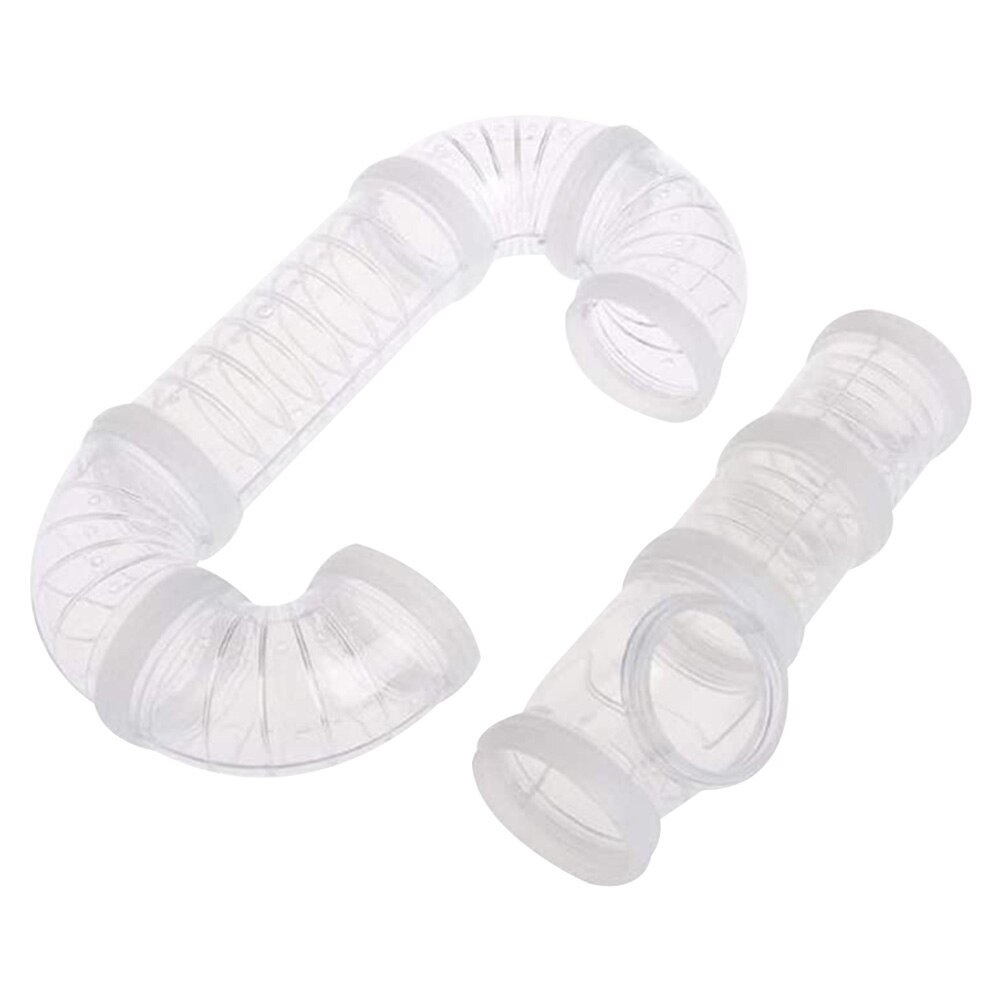 Ensemble de tuyaux d'assemblage de Hamster, 8 pièces, Tunnel de bricolage, petit animal de compagnie externe, jouet de Sport, pour entraînement de Hamster, fourniture de Hamster