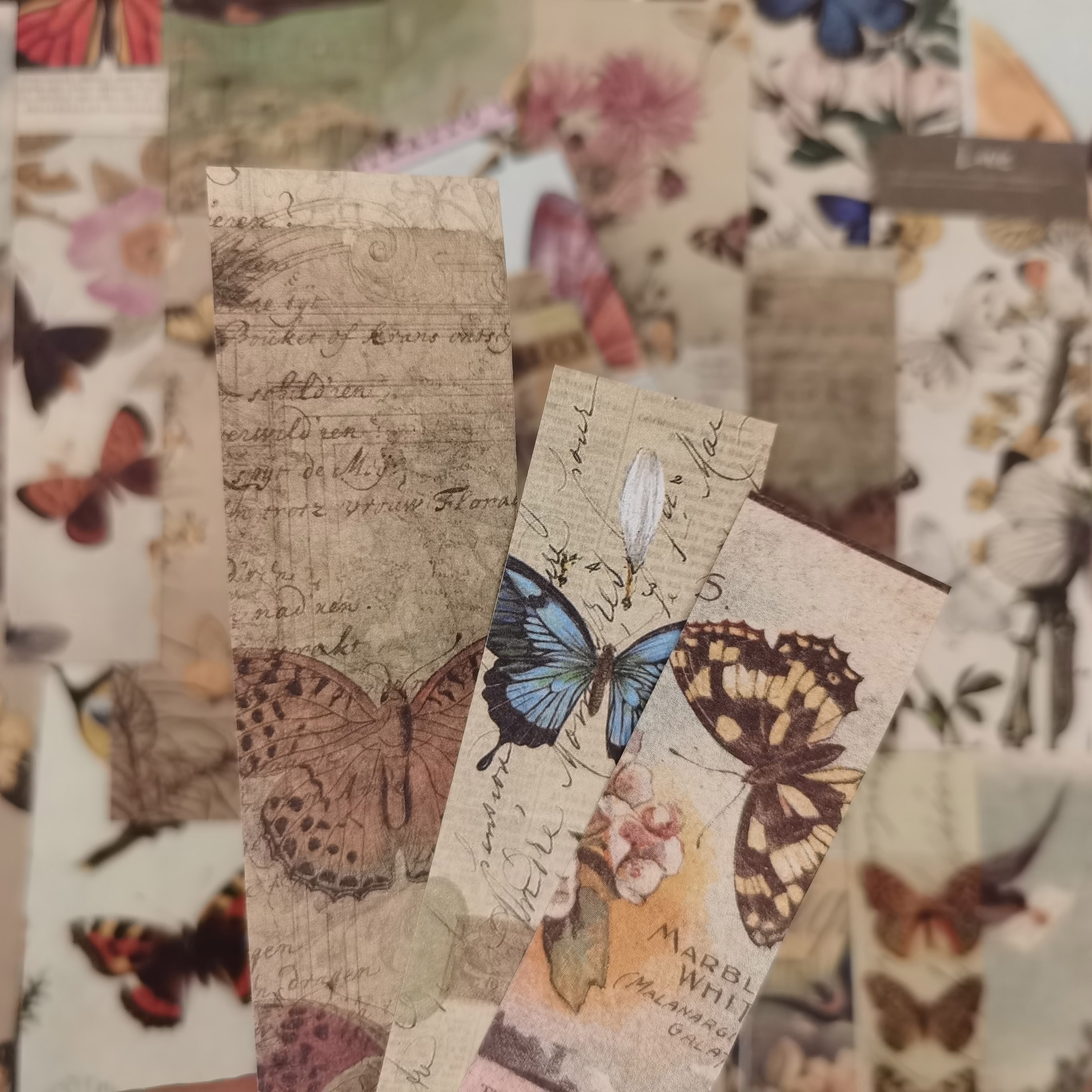 Vlinder Vintage Scrapbooking Ambachtelijke Papier Kawaii Art Junk Journal Deco Sticker Natuurlijke Collection Diy Collage Materiaal Papier