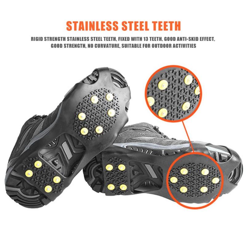 10 tanden stijgijzers berg klant antislip kramp rubber antislip schoenovertrek ijsvissen ijs oppervlak wandelen anti-stretch