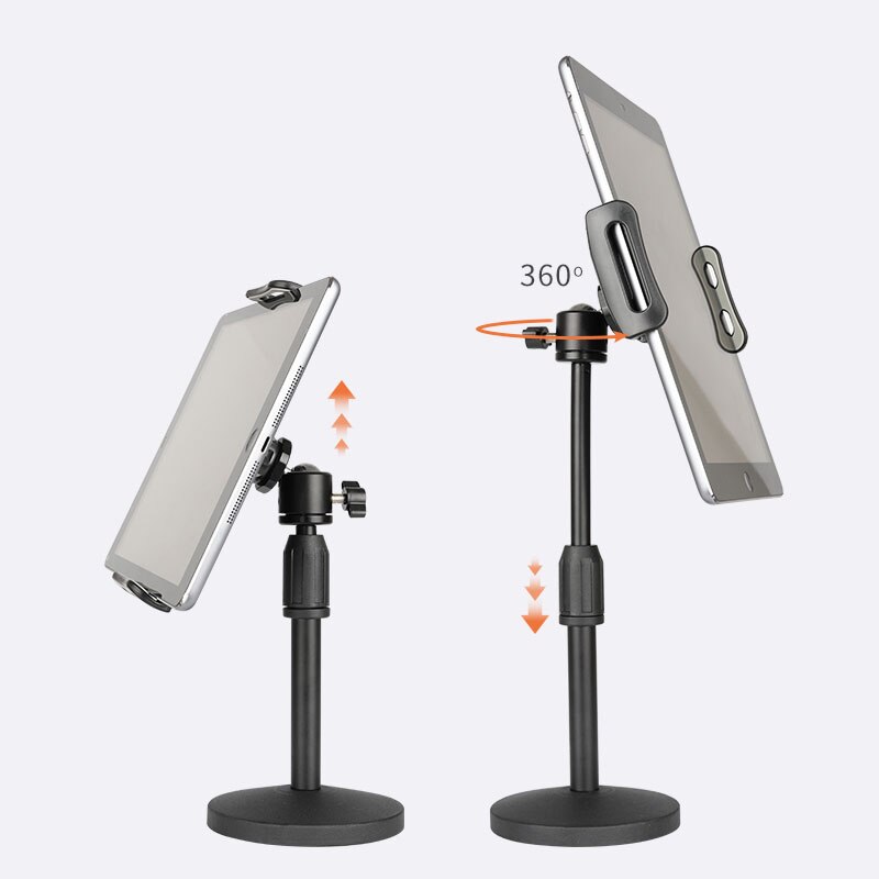 Tabletop Tripod For Phone iPad Live Broadcast Mobile Phone Stand Tripode Desktop Lazy Stand Adjustable Class Video Selfie Holder
