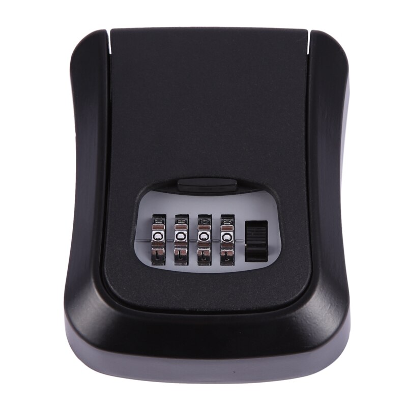 Key Lock Box Wall Mounted Aluminum alloy Key Safe Box Weatherproof 4 Digit Combination Key Storage Lock Box Indoor Outdoo