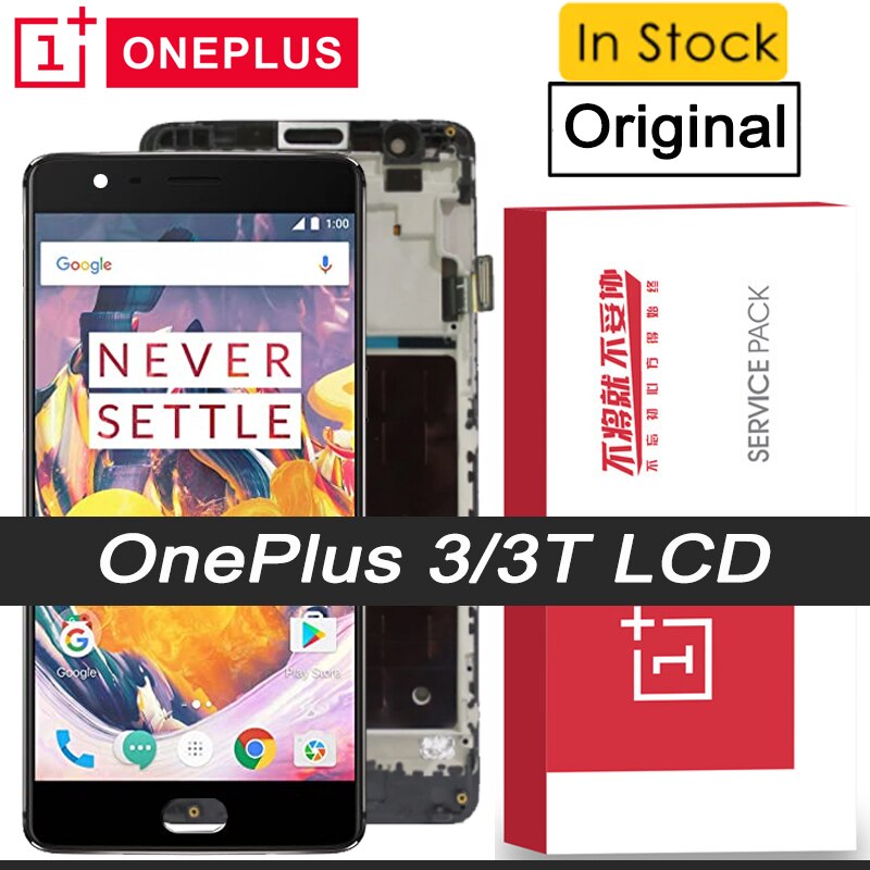3t Display 100% Originele 5.5 Inch Amoled Display Met Frame V... – Vicedeal