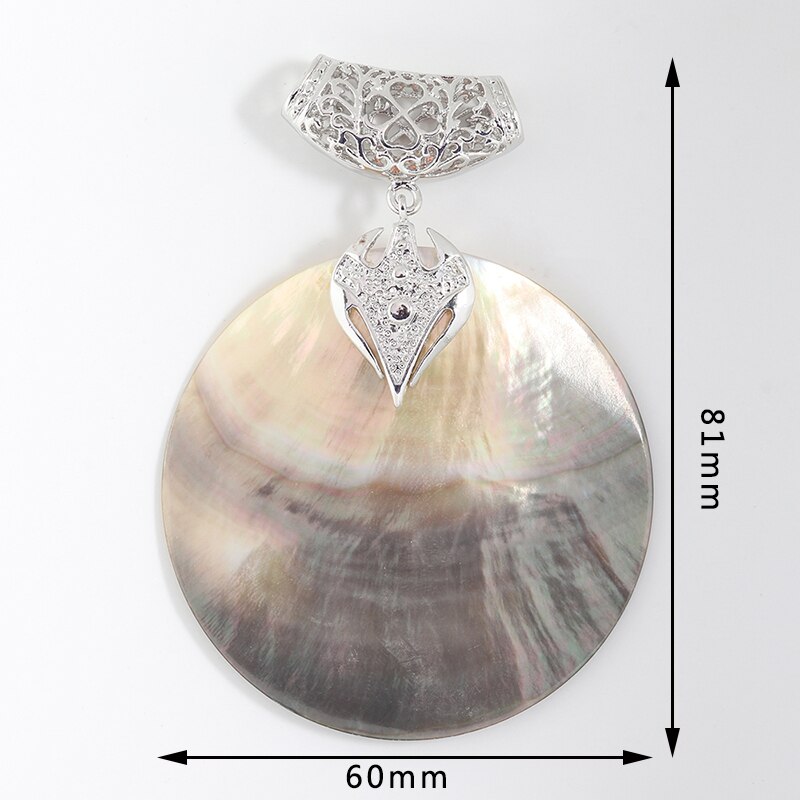 XINYAO Mother Of Pearl Natural Sea Shell Pendant Abalone Paua Shell Pendants Charms Accessories DIY Jewelry Making Supplies: Pendant 11