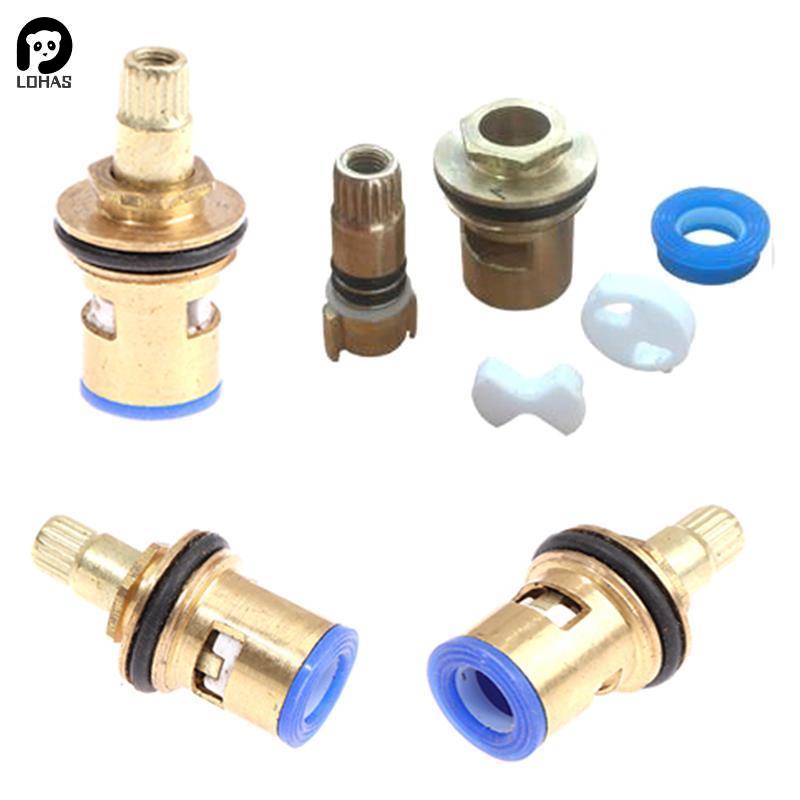 Universal Replacement Tap Valves Brass Ceramic Disc Cartridge Inner Faucet Valve for Bathroom, Clockwise or Anti-clockwise