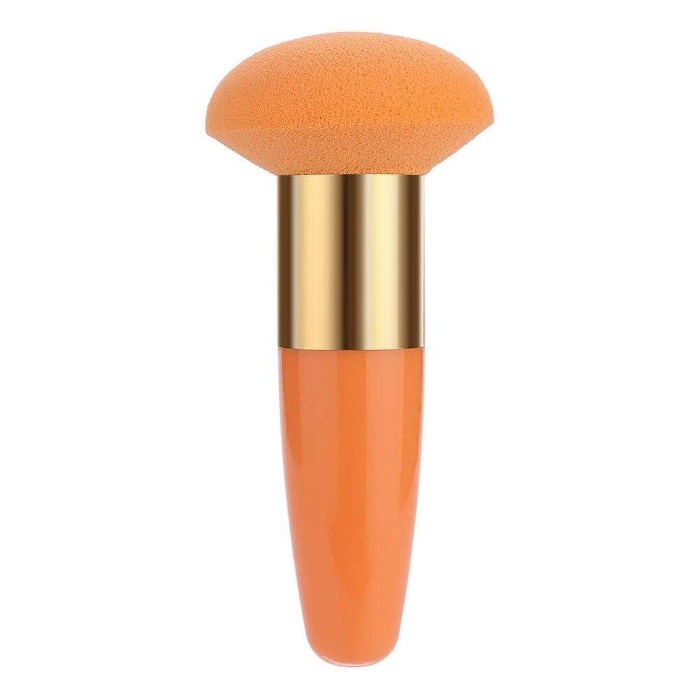 1pc Pro Makeup Foundation Beauty Pen Sponge Puff Cosmetic Concealer Brushes Latex Pretty Make Up Brushes #T: Orange