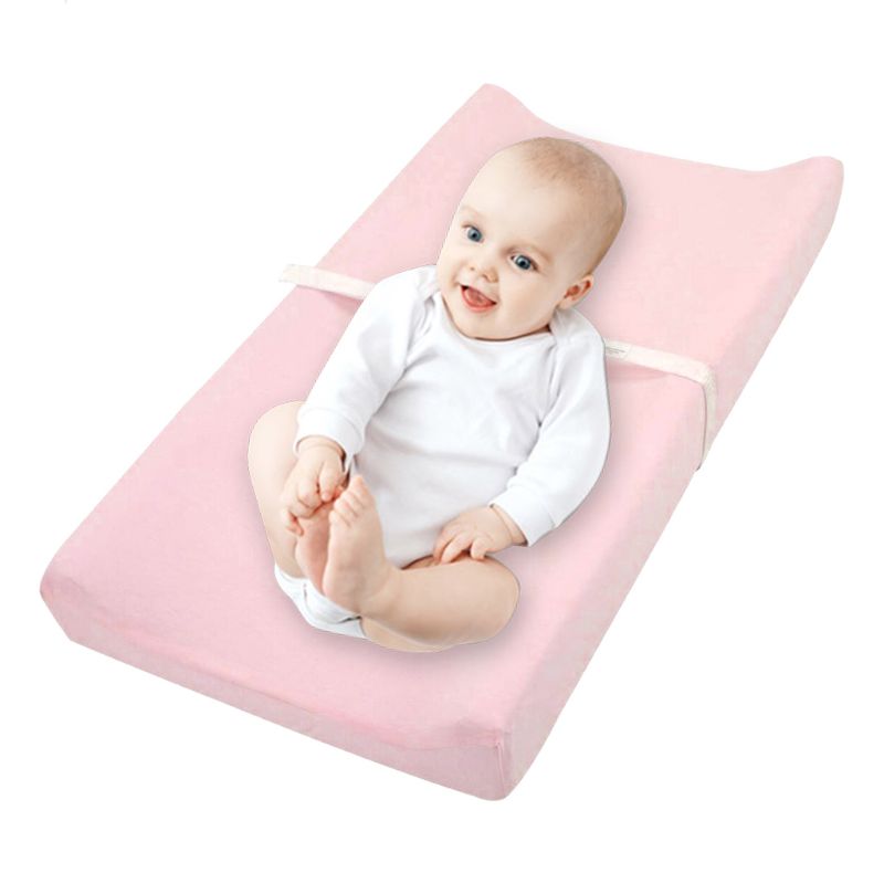 Soft Breathable Cotton Baby Changing Mat Reusable Changing Table Pad Cover for Infants Boys Girls Shower Nursery Supplies