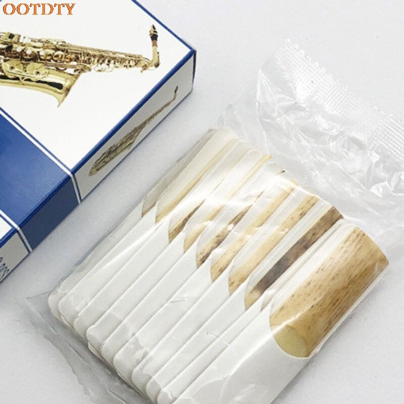 10 stuks/set alt/sopraan/tenorsaxofoon rieten sterkte 2.5 bb klarinet riet