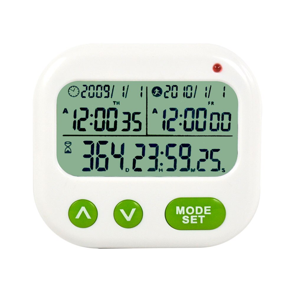 Searon Digital Countdown Timer with Alarm Clock Event Reminder 1999 Days Calendar Timers