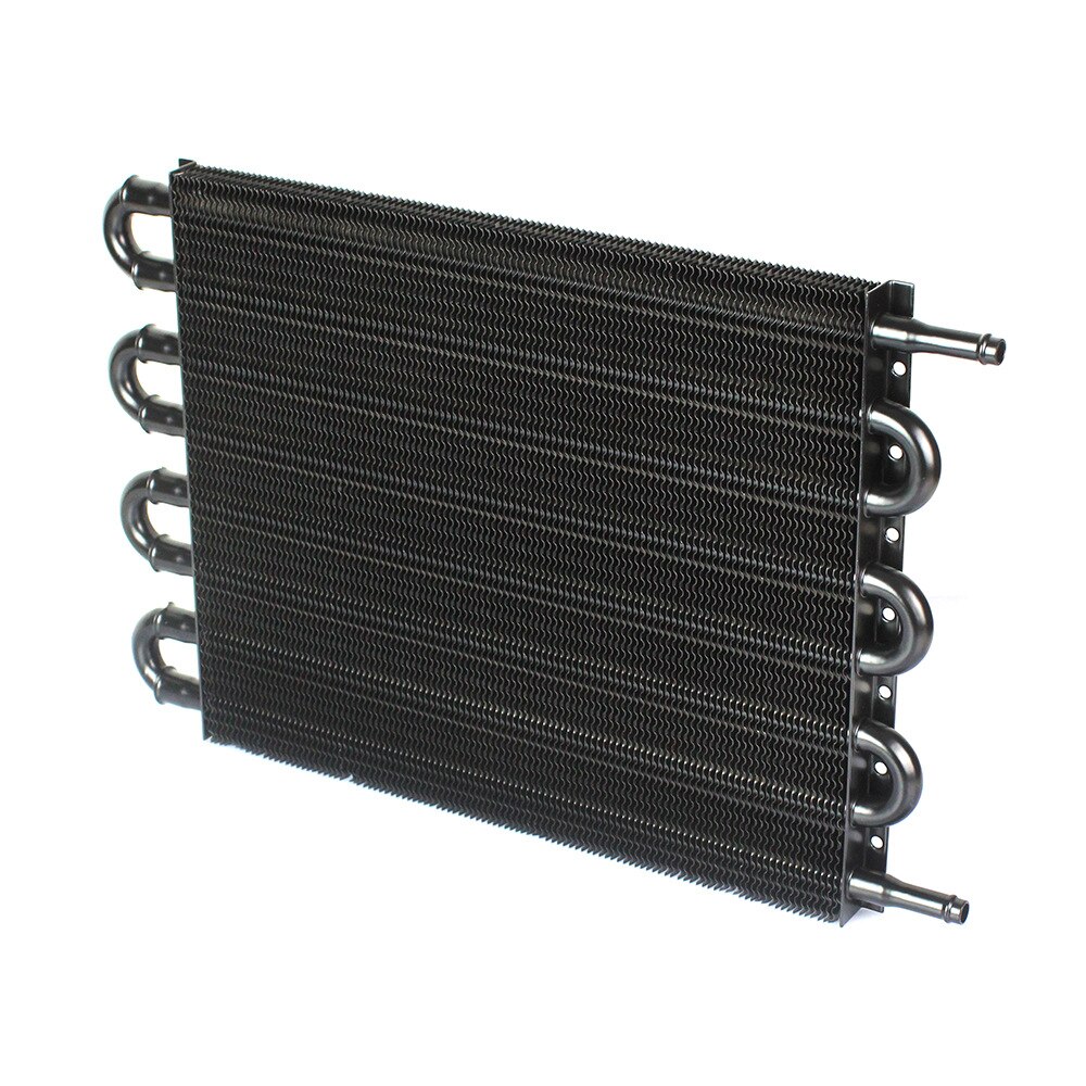 Motor racing oliekøler kit universal auto bil radiator intercooler aluminium racing motor transmission oliekøler kit