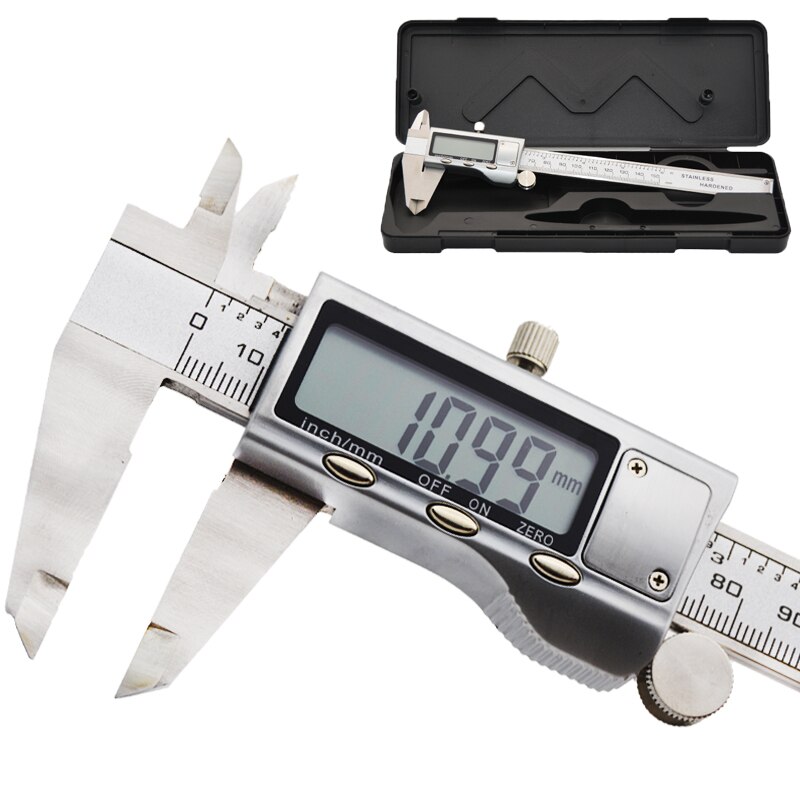 6-Inch Elektronische Schuifmaat Metalen 150mm Rvs Elektronische Digitale Schuifmaat Micrometer Meten Gauge Micrometer