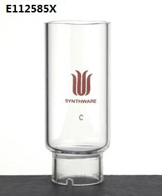 E112585X:Extraction Thimble, Glass, Fits Extractor Size:small, O.D.*Height:25*85mm, Porosity:XC