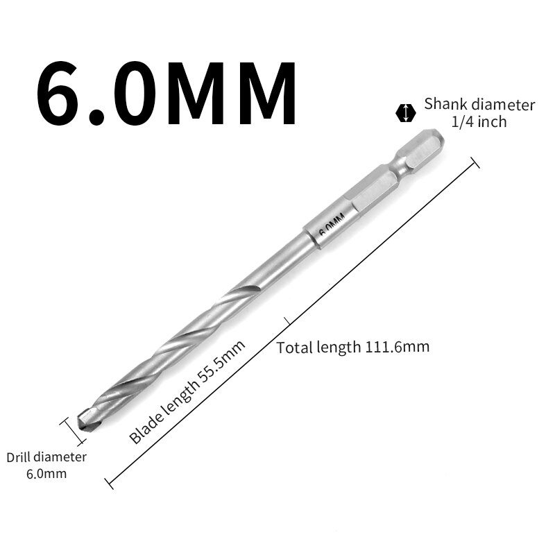 Hexagonal shank cement drilled carbide tile cement ceramic wall hexagonal shank Special drill for concrete brick wall bit6-12mm: Brown
