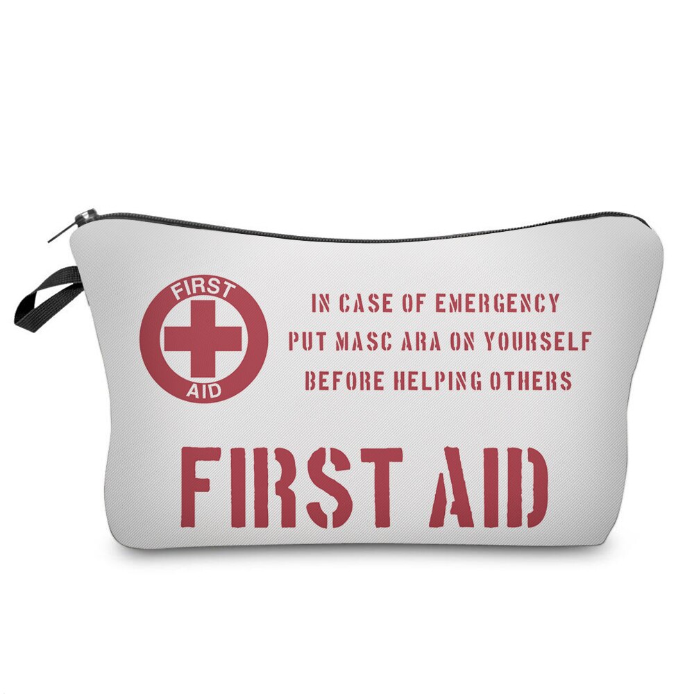 BBL "IK Mijn Wimpers" Brief Gedrukt Make-Up Tas Organizer voor Vrouwen Mode Koele Cosmetische Zakken Opslag Toilettas tas Neceser: 51296