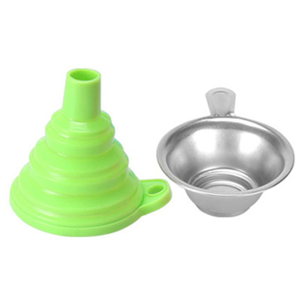 Embudo de filtro de curado de luz 3D, combinación de accesorios de impresora 3D, reciclaje de resina fotosensible, buen ayudante: green