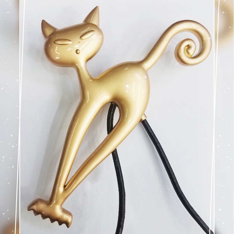 Gato dos desenhos animados cortina cinta acessórios decoração para casa retro magnético cortinas tieback fivela titular clipes 35