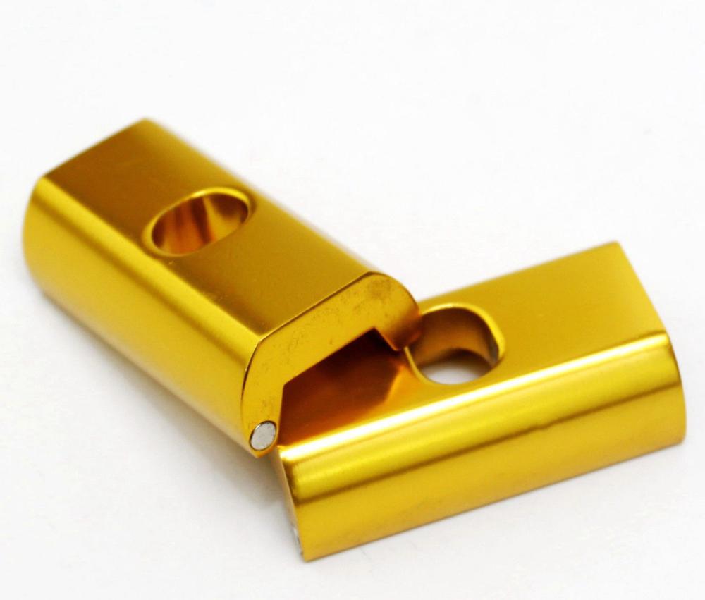 TWTOPSE Cycling Bike Magnetic Hinge Clamp Plate For Brompton Folding Bike Bicycle C Clamp Plate Lightweight 31.8g Aluminum Alloy: Golden C Clamp