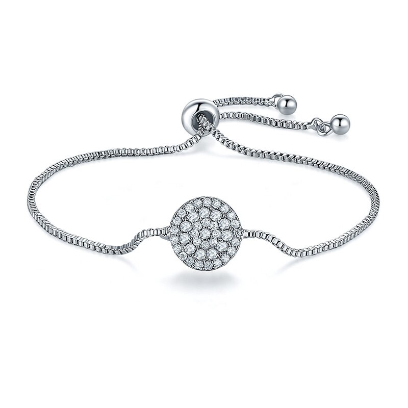SIPENGJEL modisch Einfache Klassische Kreis Runde böse Auge Armbinde Einstellbar Armbänder Für Frauen Mädchen Freund Schmuck: siiver3
