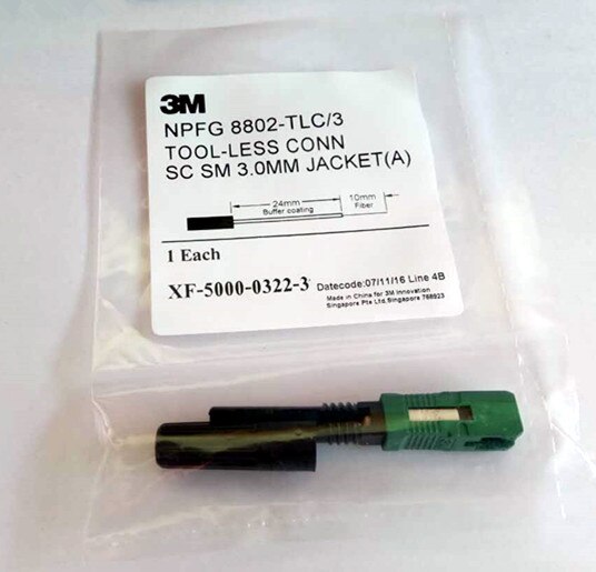 10 Stks/partij 3M 8802 Fiber Optic Snelle Schakelaar/Ftth Snelle Connector3M Npfg 8802-TLC/3 Sc/Apc Fiber Fast Connectors