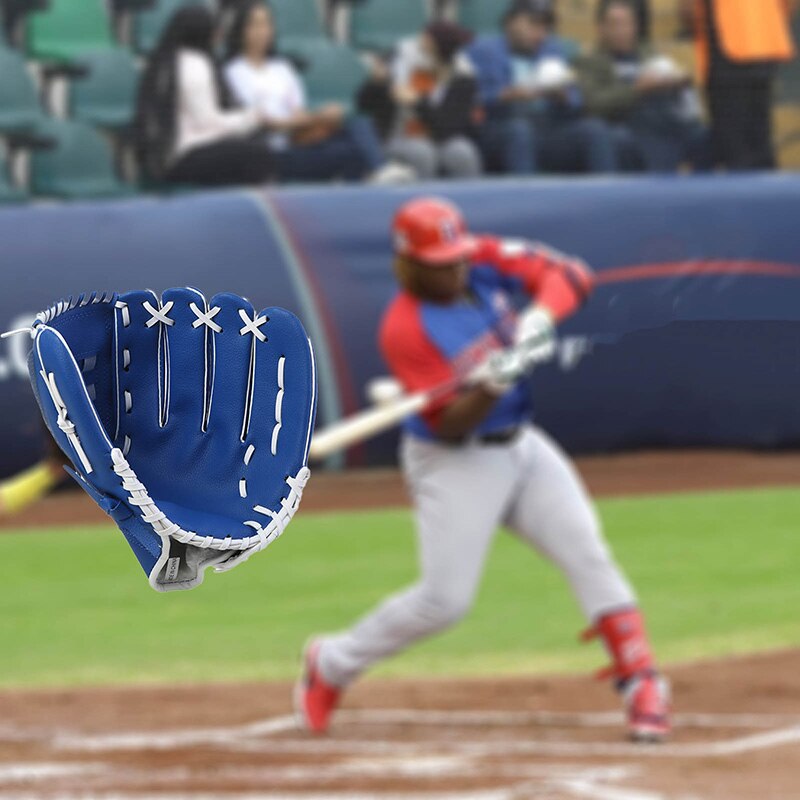 Children Adult Baseball Gloves Leather Softball Practice Equipment Training Match Mittens Left Hand Sport Glove