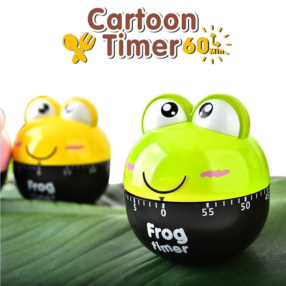 Cooking Timer 55 Minutes Plastic Mechanical Timing Tool