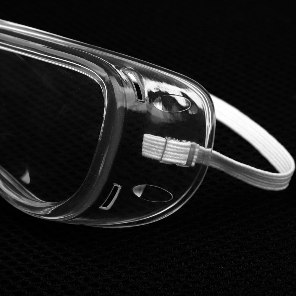 2pc Safety Goggles Vented Glasses Eye Protection Protective Lab Anti Fog Dust Clear for Industrial Soft Edge Goggles