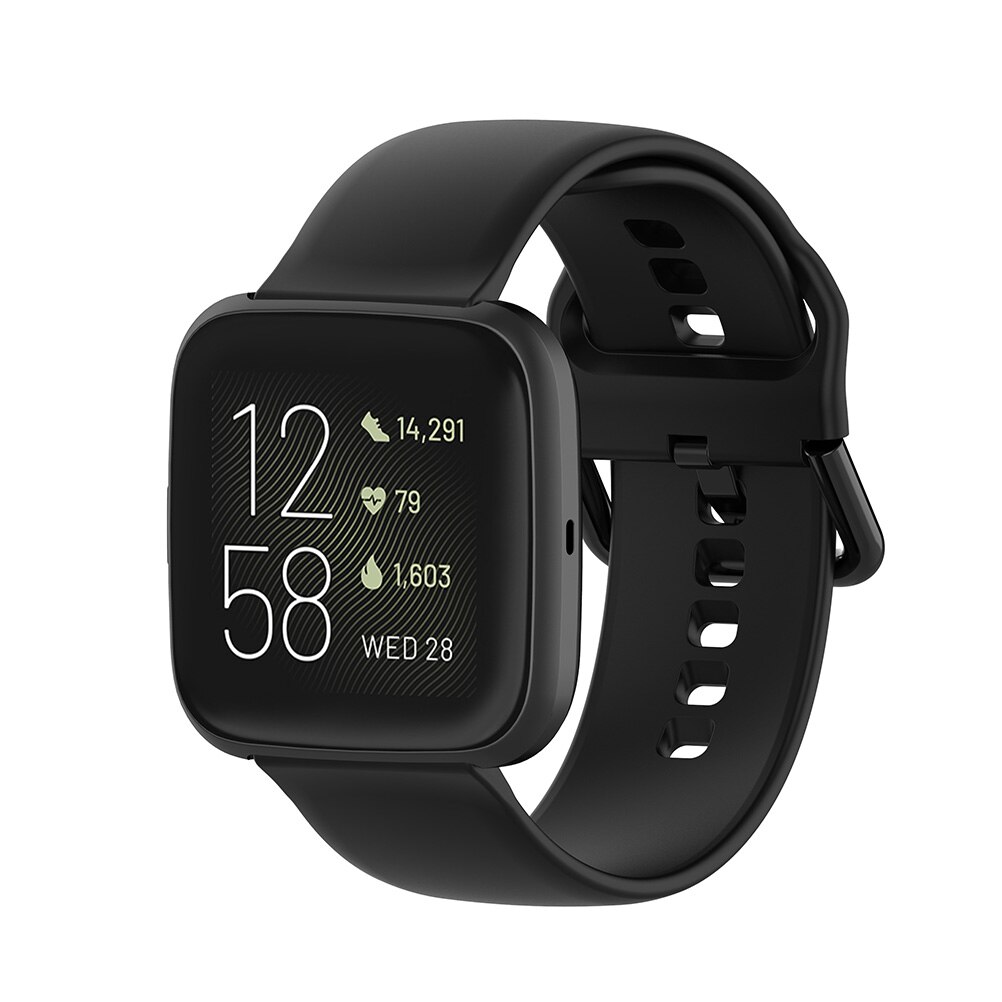 Acessórios cinta para fitbit versa 2 banda silicone macio pulso à prova dwaterproof água substituição pulseira de relógio para fitbit versa/versa 2/lite