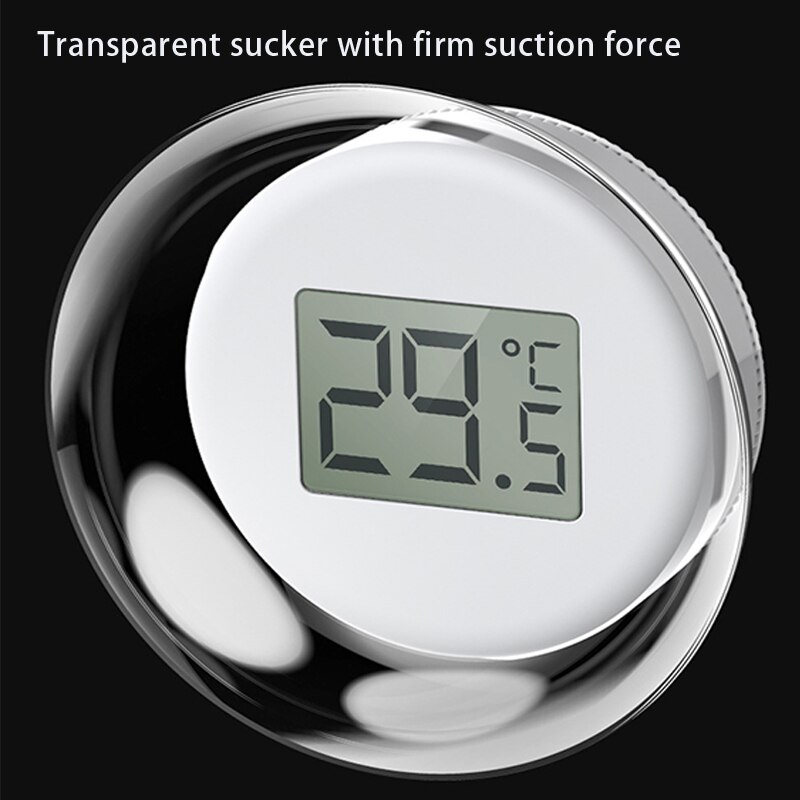 Fish Tank Aquarium Digital Thermometer Suction Cup Type Submersible Water Temperature Meter Temperature Control 43*43*14mm