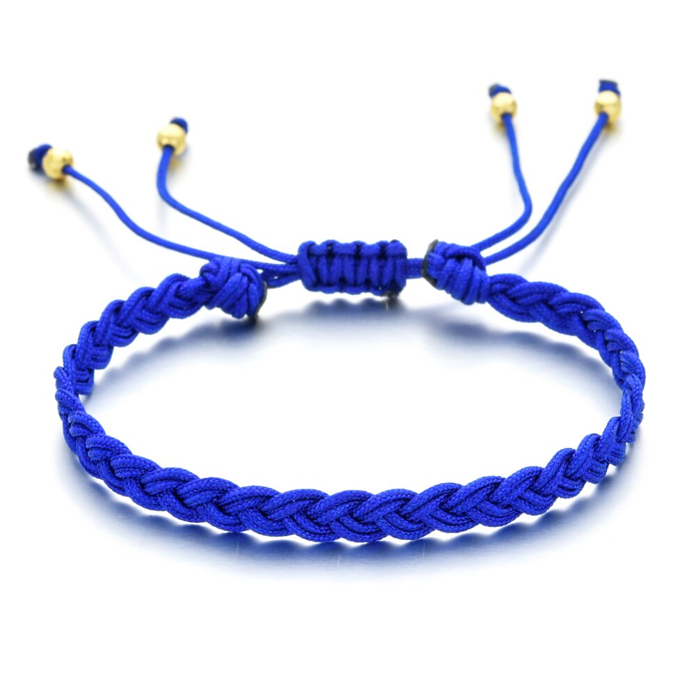 ZMZY Neue Einfache handgefertigt Seil Boho Gewinde Glück Seil Armbinde &Ampere; Armreifen Für Frauen Männer Freundschaft gewebte Regenbogen Armbinde