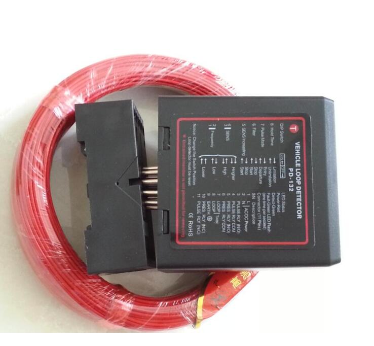 1.0mm 100m/lot Traffic Inductive Loop Vehicle Detector wire +black single loop detector for door/gate opener