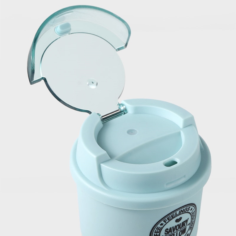 Bærbar 300ml/400ml- tritan materiale kaffekrus anti-skoldning lækagesikker te mælkekop rejse krus til