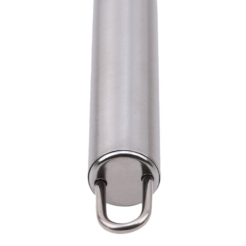 1pc rostfritt stål anka munformad lång sked hängande handtag gryta sopp slev sked servis skopa lång skaft skopa