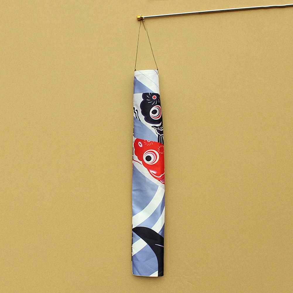 Heißer 70cm Japanischen Karpfen Spray Windsack Streamer Fisch Flagge Koinobori Kite Cartoon Fisch Bunte Windsack Karpfen Wind Socke Flagge 140cm