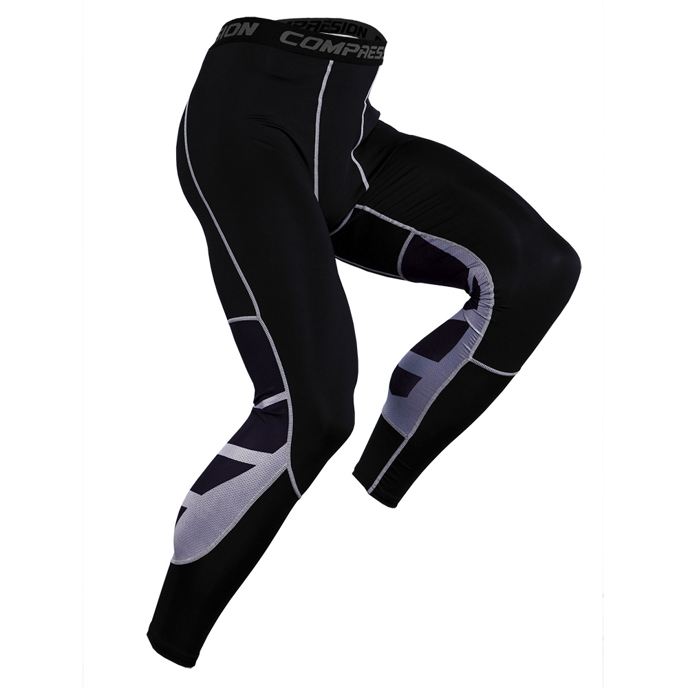 Bodybuilding Workout Slimming Tight Joggers Pants Men Skinny Leggings Fitness Sport Mens Sweatpants Gyms Quick Dry Trousers