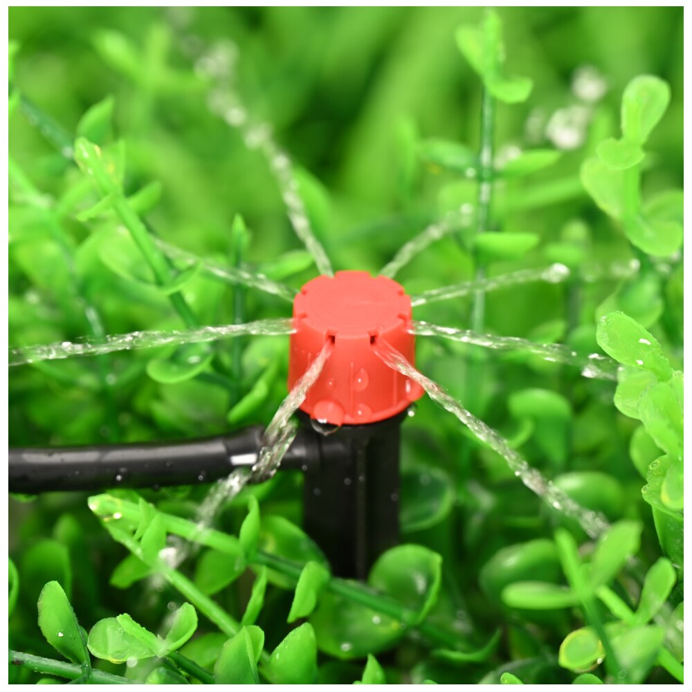 15M 4/7Mm Hose Drip Irrigation System With Timer Watering Set Adjustable Micro Drippers For Irrigation Plant Watering System