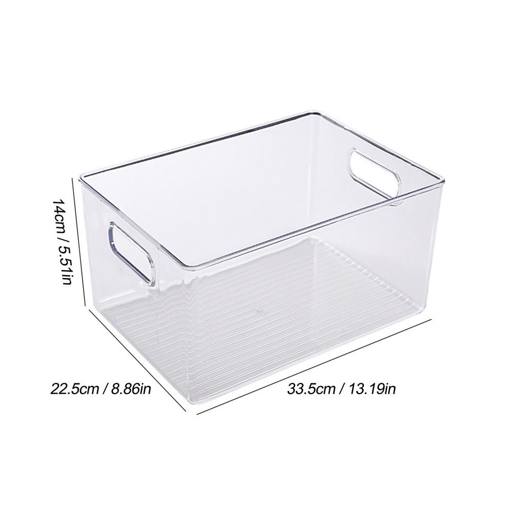 Multi Keuken Koelkast Vriezer Ruimte Saver Organizer Thuis Voedsel Transparante Plastic Organizer Container Koelkast Opbergdozen