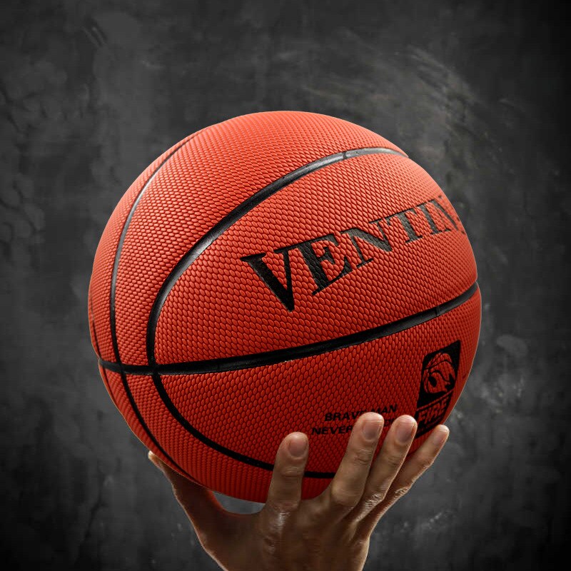 Hygroskopisk skridsikker pu blødt læder basketball udendørs indendørs basketball træning slidbestandig størrelse 7 basketball
