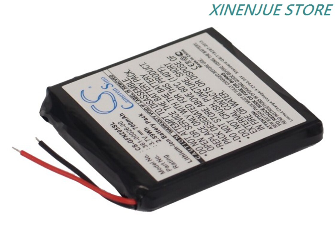 Gps-laufuhrbatterie 3.7v/700 mah 361-00026-00 für garmin forerunner 205, forerunner 305, forerunner 305i
