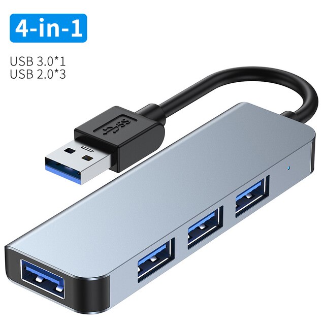 USB C HUB to 4K HDMI-compatible VGA RJ45 Adapter with PD TF SD Jack 3.5mm AUX 4/5/6/8/11 Port Dock Station for Macbook Pro/Air: A-4 In 1 USB