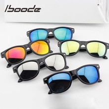 iboode Children Sunglasses Square Mirror Kids Sunglasses Boy Girl UV400 Goggles Shades Baby Travel Outdoor Sun Glasses