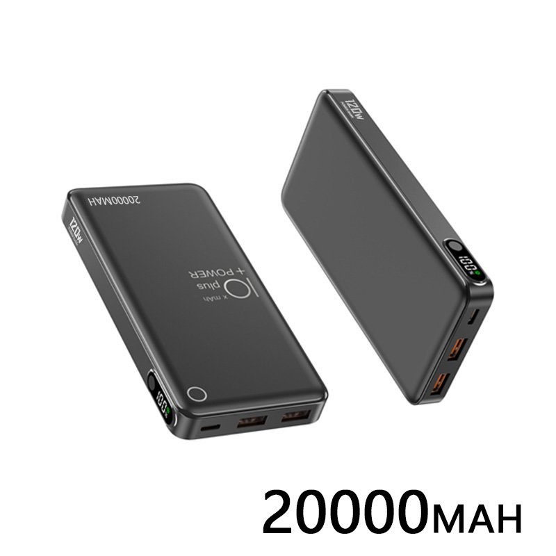 Carregamento super rápido 100000mAh Banco de potência de alta capacidade Bateria portátil Display digital Power Bank para iPhone Samsung Huawei: BRANCO