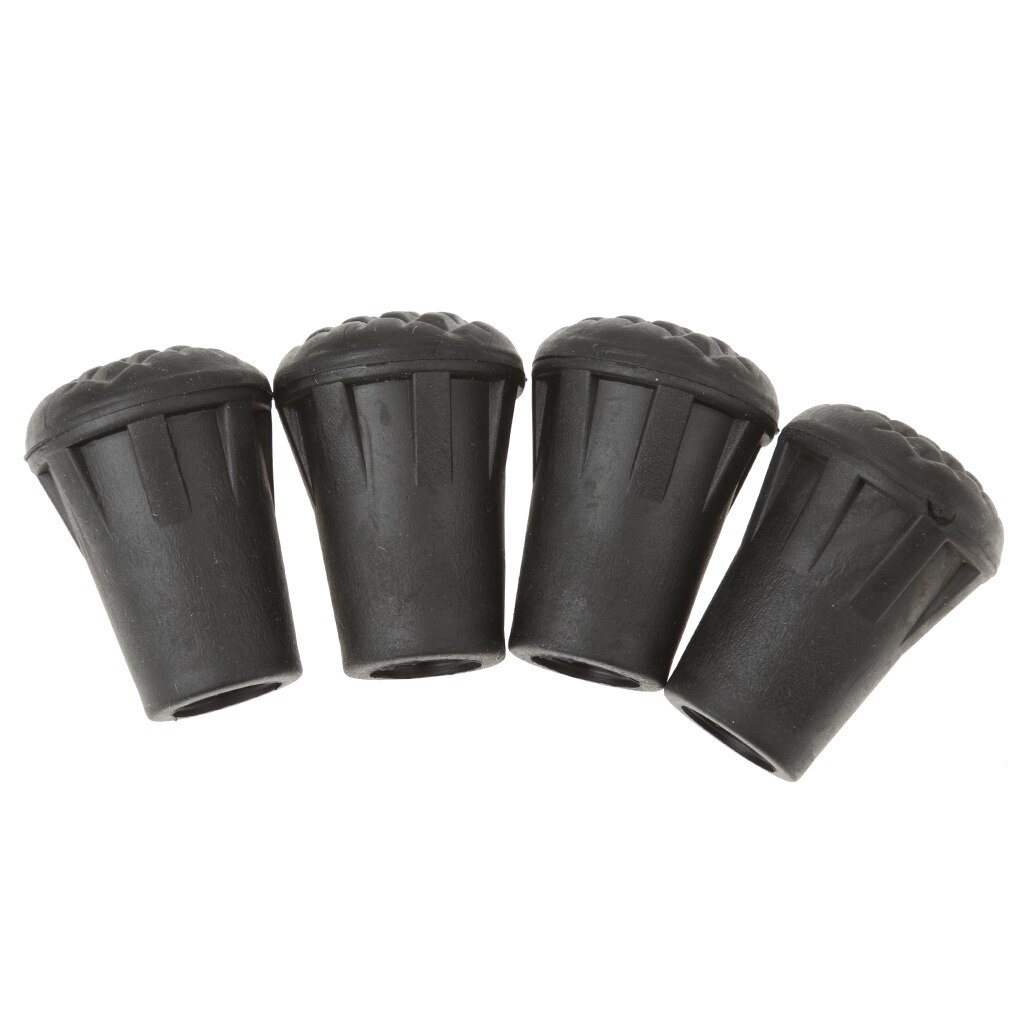 4pcs Replacement Rubber Ends 3cm Length Tips Walking Trekking Pole Protector