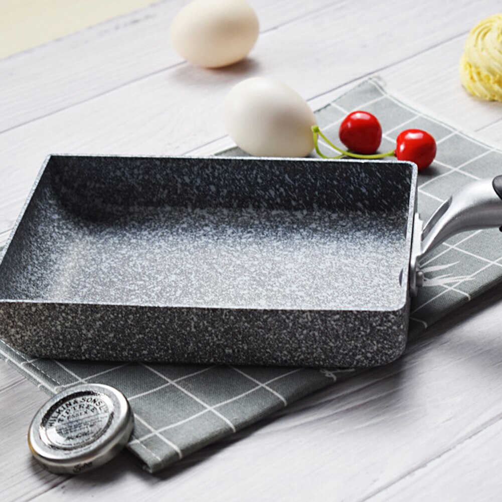 Japanse Stijl Omelet Tamagoyaki Thuis Ontbijt Aluminium Koekenpan Keuken Non-stick Maifanite Steen Kleine Koken Tool