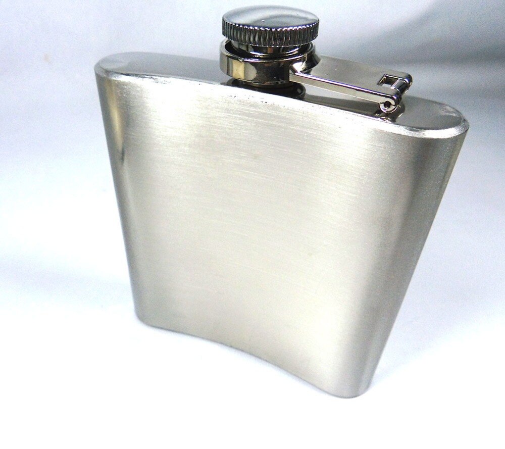 Portable Pocket 6oz Stainless Hip Flask Mini Metal Wine Bottle Drinke for Alcohol Whiskey Liquor Screw Cap Funnel