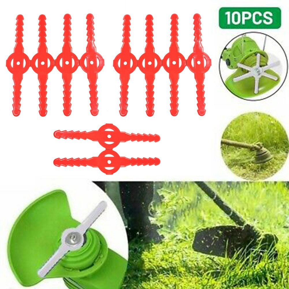 10 sztuk sztuczna trawa trymer ostrza 140mm zestaw zamiennik dla trawy trymer Strimmer akcesoria robić scen ogrodowych trymery