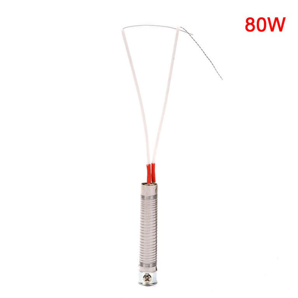 Electric Soldering Iron Core 30 40 60 80 100 150W 220V External Heat Heating Element Weld Equipment Welding Tool: black