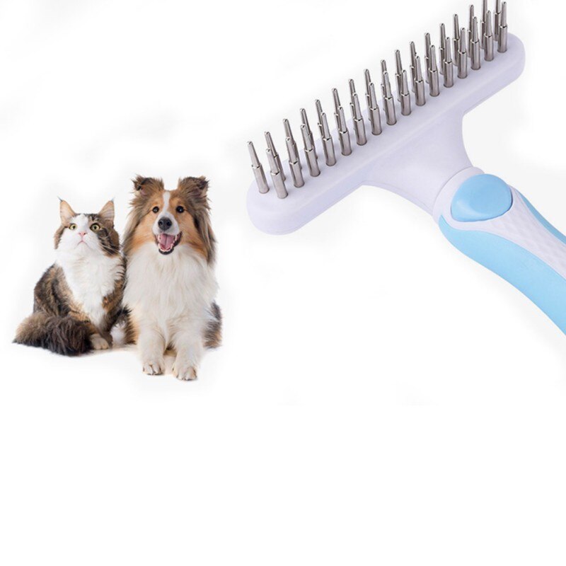 Pet Comb Rake Comb Grooming Brush Deshedding Tool Beauty Comb For Large Dogs Golden Retriever Husky German Shepherd