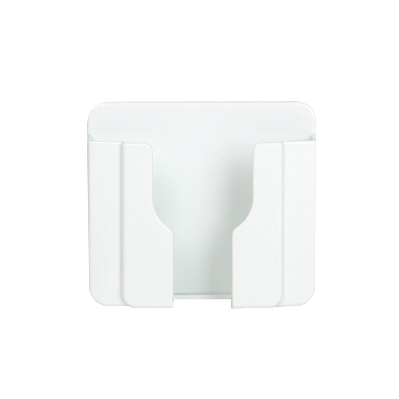 Portable Phone Wall Charger Hook Holder Hanging Stand Bracket Support Charge Hanger Rack Shelf Mobile Phone Hook Storage Boxes: white
