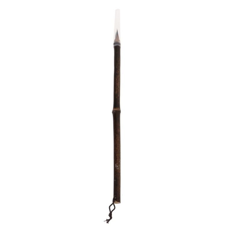 Pinceau de peinture chinoise en bambou naturel, pour calligraphie, régulier