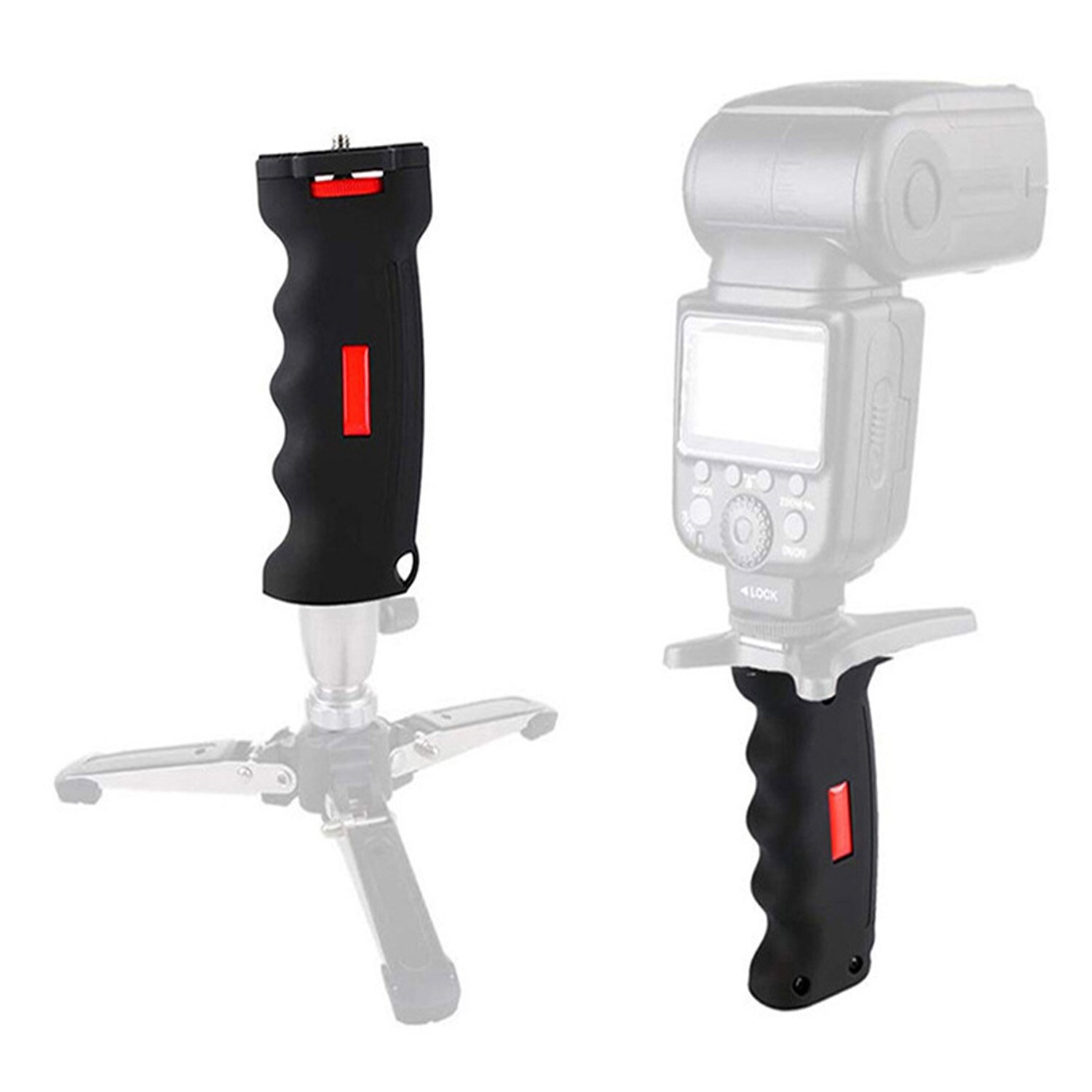 SUNNYLIFE Portable Handheld Gimbal Tripod Camera Stabilizers Bracket Hand Grip with Phone Holder for Action Camera Smartphone