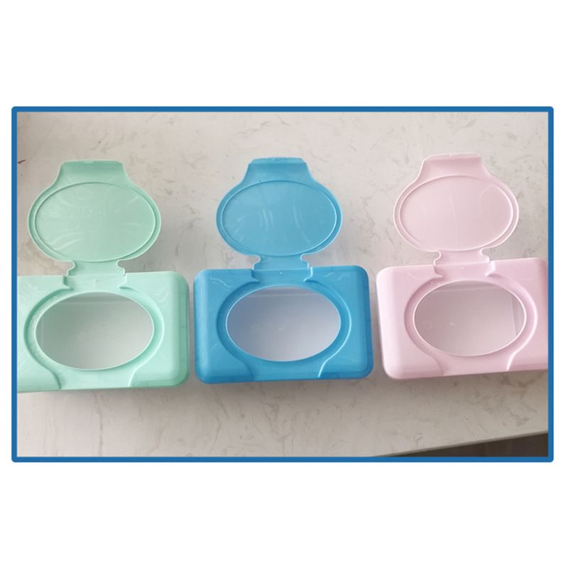 Boite A Lingettes Humides Avec Couvercle, Couvercle De Protection En Papier De Soie Distributeur De Mouchoirs Humides Pour Bebe Cuisine Salon 98928667